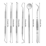 6pcs/Set Stainless Steel Pick Set