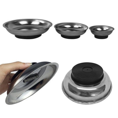 Stainless Steel Round Magnetic Parts Bowl