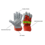 Flame Retardent Leather Work Gloves