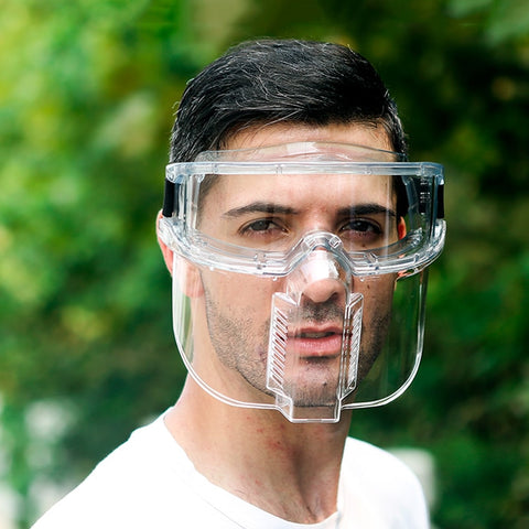 Transparent Protective Industrial Research Goggles