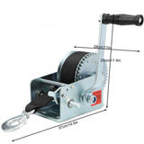 2500LBS  Heavy Duty Hand Crank Winch